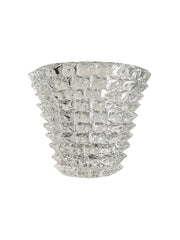 Clear Glass Vase Murano Rostrato Style | NODE by La Fae