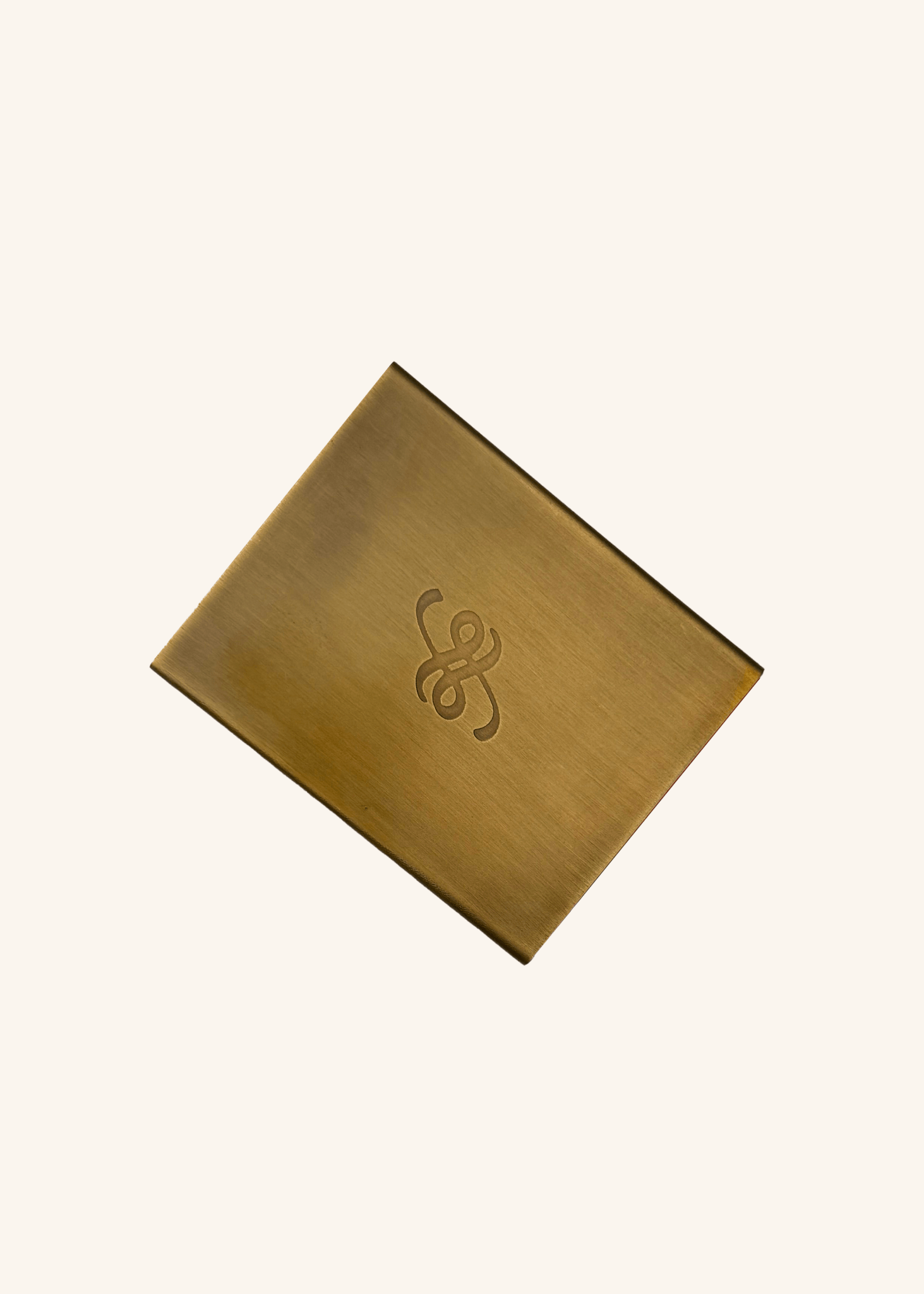 ANTIQUE BRASS MATCHBOX COVER - La Fae