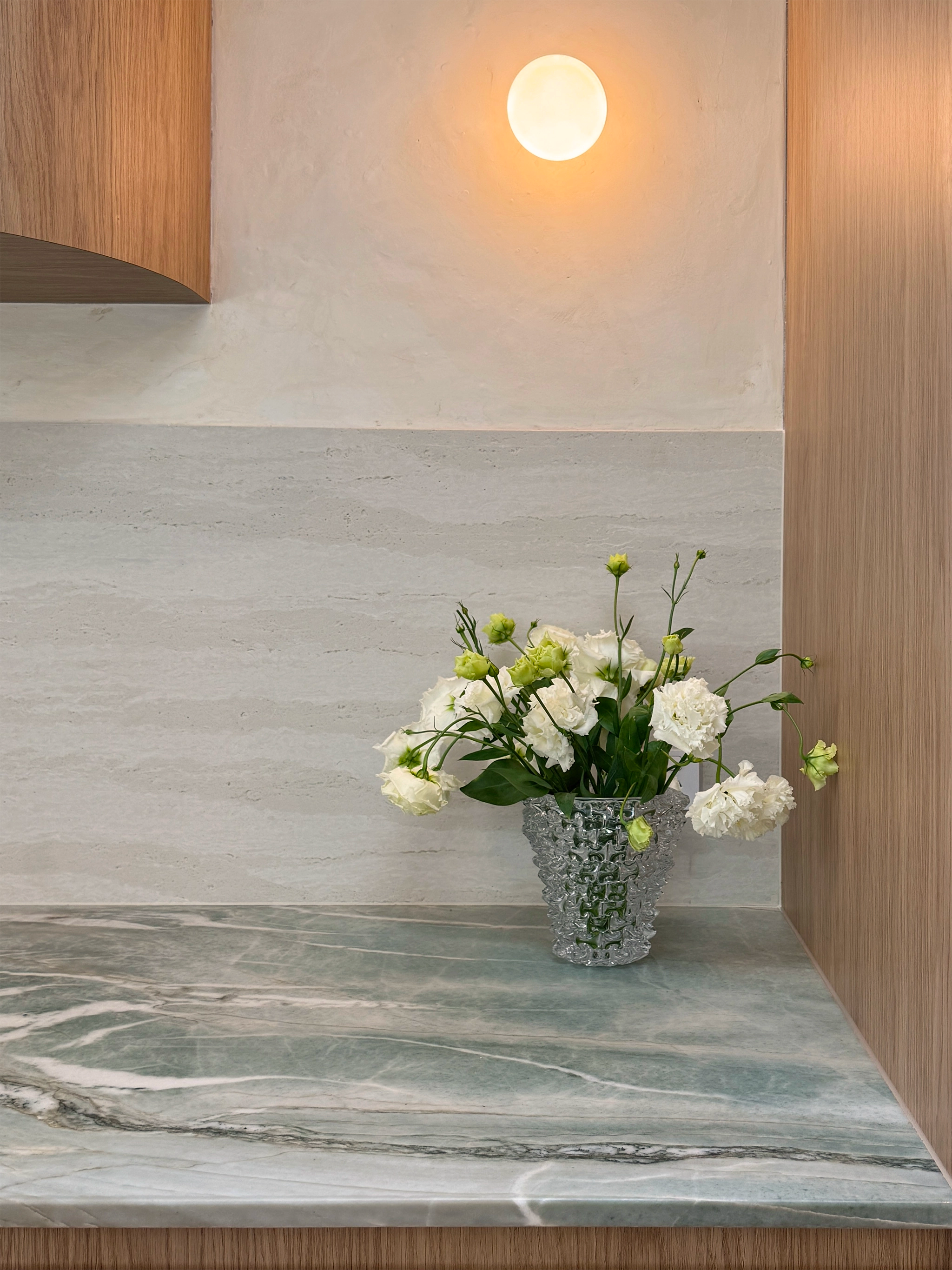 Clear Glass Vase Murano Rostrato Style | NODE by La Fae